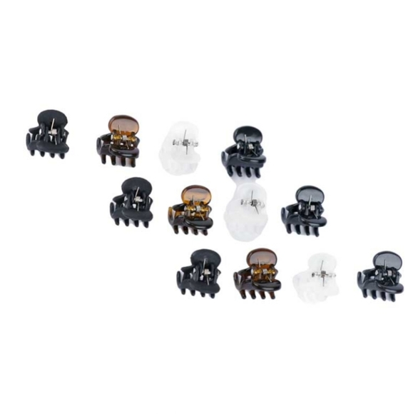 Scunci Mini Jaw Clips - 15 pack - Picture 3 of 3